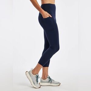 Oiselle- Pocket Jogger Navy 3/4 Tights - Size 2